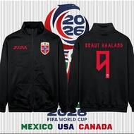 Erling Braut Haaland Norway No.9 jersey football coat 05 M-3XL