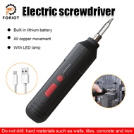 Foriot M3 Bộ Tua Vít Điện Mini Tua Vít Điện Không Dây Thông Minh Tay Cầm Sạc USB Với Bộ Khoan 50mm B