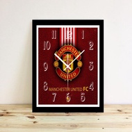 Manchester united 01 football club wall clock.