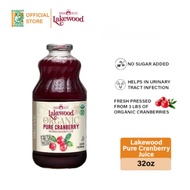 Lakewood Organic Pure Cranberry Juices (32oz)