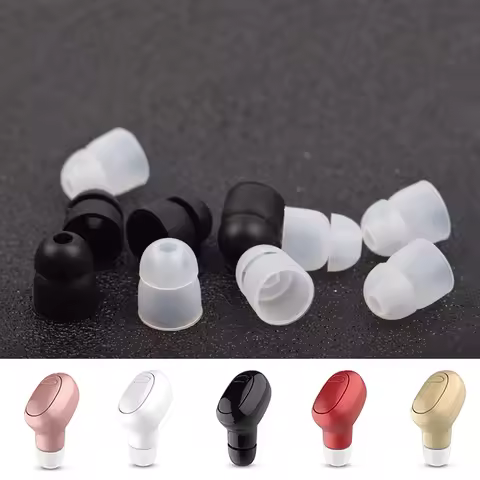 Ear pads Cushion for Mini bluetooth headset U3 U5 E9 BL1 H1 Q1 S3 In-Ear Ear caps Silicone Earphone 
