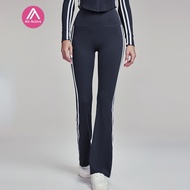 Yoga Sports Pants Flare Pants High Waist Contrast Color Lines