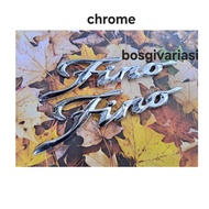Emblem Fino Chrome / emblem logo fino sepasang timbul / Logo timbul fino 125 karbu / yamaha fino 1