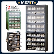 MERIT Shoe Cabinet Household Large-capacity Shoe Cabinet 2022 New Flip Door Shoe Rack Cabinet Black Dust-proof Shoe Cabinet Locker