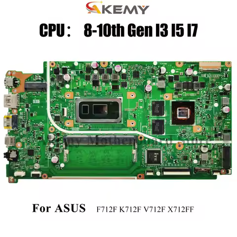 X712FF Laptop Motherboard For ASUS X712F K712F X712FJ X712FL X712FF X712FJG F712F X712FLC V712F X712
