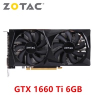 [op039] Used ZOTAC GTX 1660 Ti 1660 Super 6GB 1660Ti 1660S Video Card GPU Graphics Cards Desktop PC 