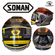 SOMAN SM 527 with included bluetooth intercom S3 | หมวกกันน็อคครึ่งใบ Soman SM 527 แถมฟรีบลูทูธ S3