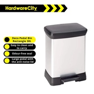 Deco Pedal Bin Rectangle 30L