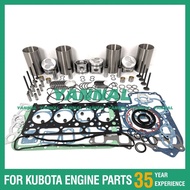 ชุดซ่อมเครื่องยนต์คุณภาพสูง V2203-M-IDI V2203 สำหรับ Kubota Bobcat S130 S150 S160