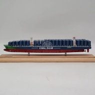 Hot Sale CMA CGM 17000TEU  Container Shipping Model  Customizable Miniature Model Cargo Ship Logisti