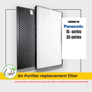 Qé PANASONIC air purifier filter HEPA & carbon filter 空气滤网 penapis udara