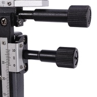 (DKCZ) 2X Microscope Attachable Mechanical Stage X-Y Moveable Caliper Vernier with Scale