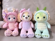 香港迪士尼 disneyland disney Duffy and Friends 新年 龍年 毛絨 達菲熊 公仔 cookie ann olu linabell 狗 餅 龜 貝兒