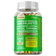 Thực phẩm bổ sung Saw Palmetto - Hỗ trợ tuyến tiền liệt hàng ngày cho nam giới - Viên nang Pectin dừ