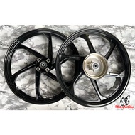 Enkei Sport Rim 6 Batang LC135 V1-V7, Cutting Y125 Sport Rim Y125 For LC135 V1-V7 Black Free Tubeles