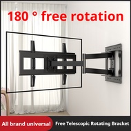 TV Bracket Adjustable 32"-85" Full Motion Double Arm Swivel Tilt TV Wall Mount Bracket with Screw TV
