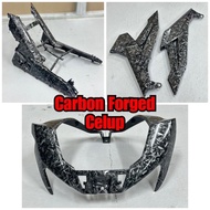 Cap Y15 V2 carbon forged Kepala Y15 V2 Tank Cover H Cover Battery Cover Carbon Celup Y15