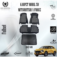 Mitsubitshi XForce 2023-2024 5D Car Mat + 7D Carpet Foot Mat - Car Matt New Model