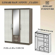 Cheapest jumbo 3-door Wardrobe