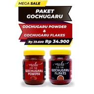 Gochugaru Pack of 2 Gochugaru Powder & 1 Gochugaru Flakes