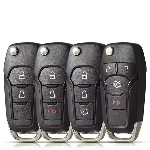 1PCS Car Key Case For Ford F150 F250 F350 Explorer Ranger KA Fiesta Mondeo Focus Everest Edge Kuga E