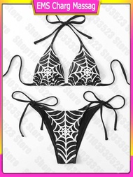 【Ready Stock】 ╙ ㉩ ㎜ U05 kawaii bikini gothic bikini bikini emotopsy2k clothes y2k crop top gothic cl