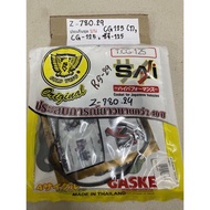 Z-780.29 Upper Gasket Set CG125(T) CG-125 CG-125 Z-780.29 CG125(T) CG-125 CG-125 Z-780.29 CG