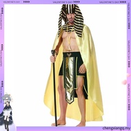 Medieval Ancient Roman Egyptian Pharaoh Costume Halloween COS Costume Ancient Greece King Men's Part