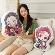 LITCHII 40cm Giyuu Kimetsu No Yaiba Japanese Anime Stuffed Plush Toy Cushion Devil's Blade Demon Slayer Home Decoration Manga Pillow