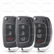 Flip Key Cover accessories For Hyundai Solaris ix30 ix35 ix45 ELANTRA Santa Tucson Remote Car Key Sh