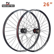 05B Novatec mountain bike wheelset 26inch D041/D042 4 bearing 7-12speed 32H V /Disc brake DP20 52w