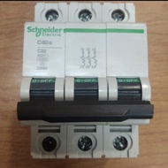 Mcb C60N 3Phase 25A 32A Schneider