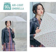 (現貨）🇯🇵日本直送 wpc 超輕 雨傘 90g 花花款 兩色 禮物 防曬