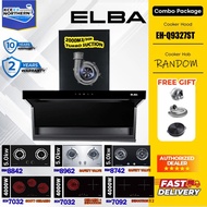 Elba Kitchen Hood MONZA EH-Q9327ST(BK) Cooking Cooker Hood Kitchen Penyedu