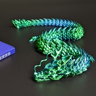 88/66cm 3D Printed Chinese Style Dragon Large Size Dragon Figurine Creative Kids Toys