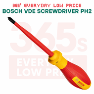 365s BOSCH VDE Screwdriver PH2 ไขควงกันไฟ ไขควงหุ้มฉนวน ไขควงVDE หัว PH2 ยาว 125mm