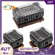 【rbkqrpesuhjy】Japanese BBQ Grill Charcoal Barbecue Grills Aluminium Alloy Indoor Outdoor BBQ Grill Pan Barbecue Stove