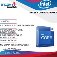 Intel Core 8 P Core & 8 E Core 24 Thread CPU I7-13700KF LGA1700