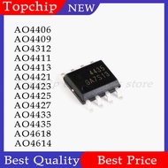 Brand new 10pcs AO4406 AO4409 AO4312 AO4411 AO4413 AO4421 AO4423 AO4425 AO4427 AO4433 AO4435 AO4618 