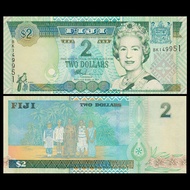 Fiji 2002 2 Dollars UNC (P-104)