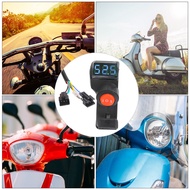 calinodesign Electric Bike Thumb Throttle with LCD Voltage Display Compatible 12V-99V Batteries for 