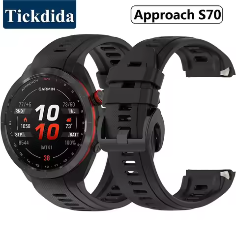 Strap for Garmin Approach S70 47mm 42mm Silicone Smart Watch Band for Garmin Approach S70 Outdoor Sp