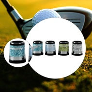 [lzdjlmy1zs] 0.37 Inch Golf Iron Ferrules Multicolor Rubber Shaft End Cap for Golf Club Fitting Supp