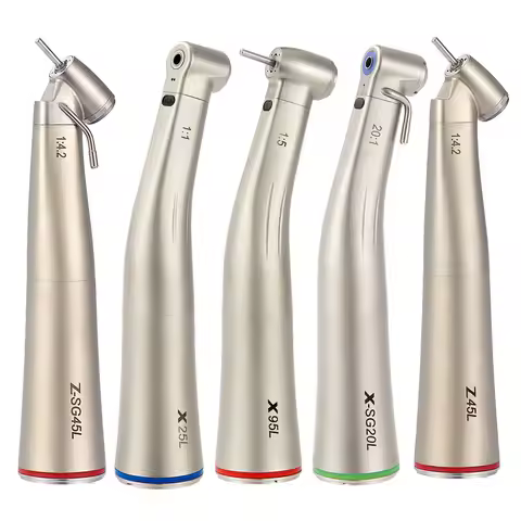 X95L/Z45L/X25L Ti-Style Dental 1:5/20:1/1:4.2 Increasing Fiber Optic Straight Contra Angle high Low 