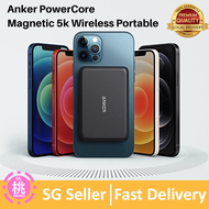 (Stock Clearance) Anker Powerbank 521 PowerCore Magnetic 5000mah Magsafe Wireless Portable Charger For iPhone 15/14/13/12 (A1619)