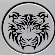 CUTTING STICKER TIGER CAR TANK LID COOL TIGER HEAD STICKER