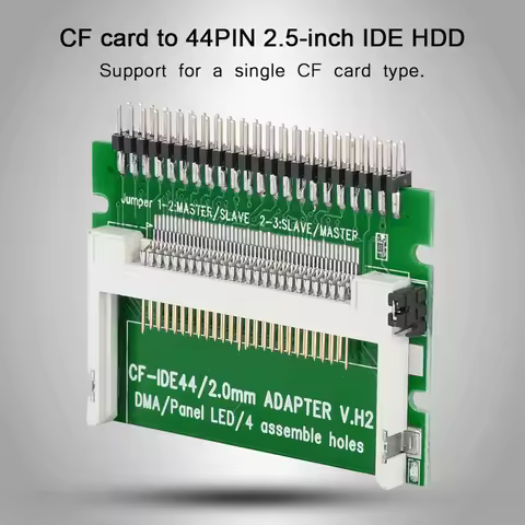 CF Adapter Card CF to IDE SSD HDD Adapter Card Compact Flash CF Memory Card to 2.5-inch 44Pin IDE La