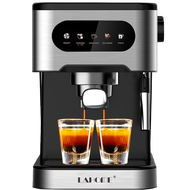LAHOME เครื่องชงกาแฟร้อน/เย็น เครื่องชงกาแฟเอสเพรสโซอเมริกาโนแบบร้อน/เย็น หน้าจอสัมผัส LCD อัจฉริยะ 