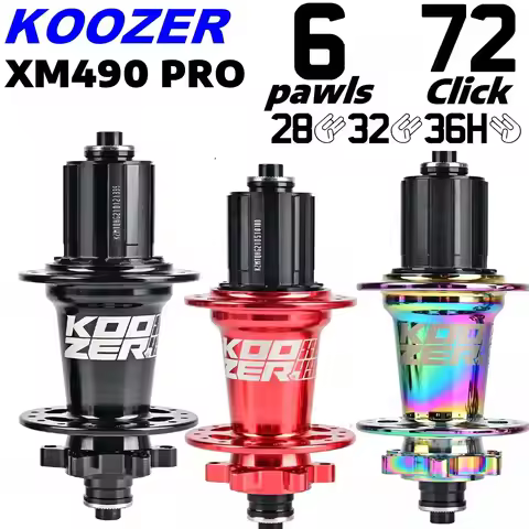 Koozer XM490PRO HG MTB Bicycle Hub 8 9 10 11 12S 28H 32H 36 Holes CRMO Steel Axle 100 135 QR 142 THR