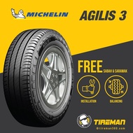 Michelin Agilis 3 195/70R15C 195/80R14C  185R14C 195R15C Inch Tayar Tire (FREE INSTALLATION/Delivery